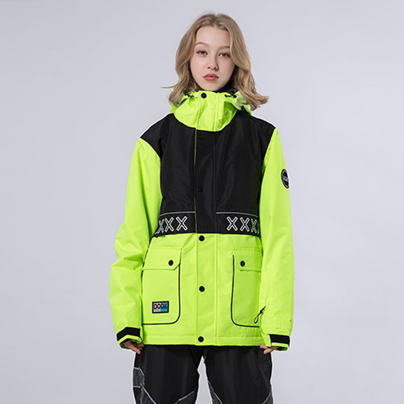 Premium Waterproof and Warm Double-board Ski Jacket