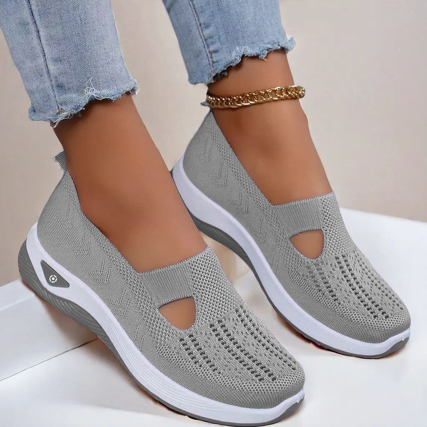 Ballerines en maille respirante pour femmes - Élégantes et confortables