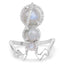 2.79 Carat Genuine Labradorite and White Topaz Sterling Silver Ring