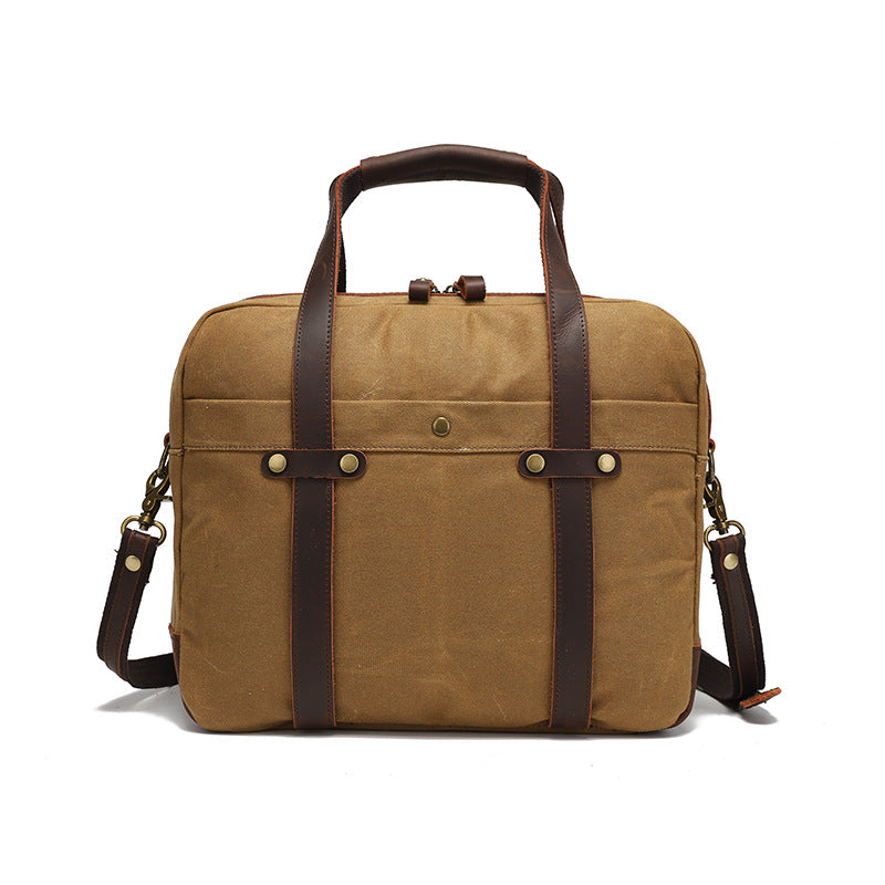 Maletín de Viaje Vintage para Hombre en Lona Encera