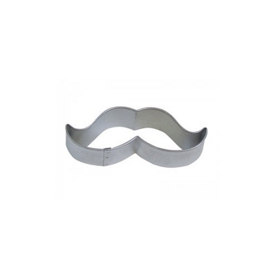 4" Mustache Cookie Cutter - Tinplated Steel