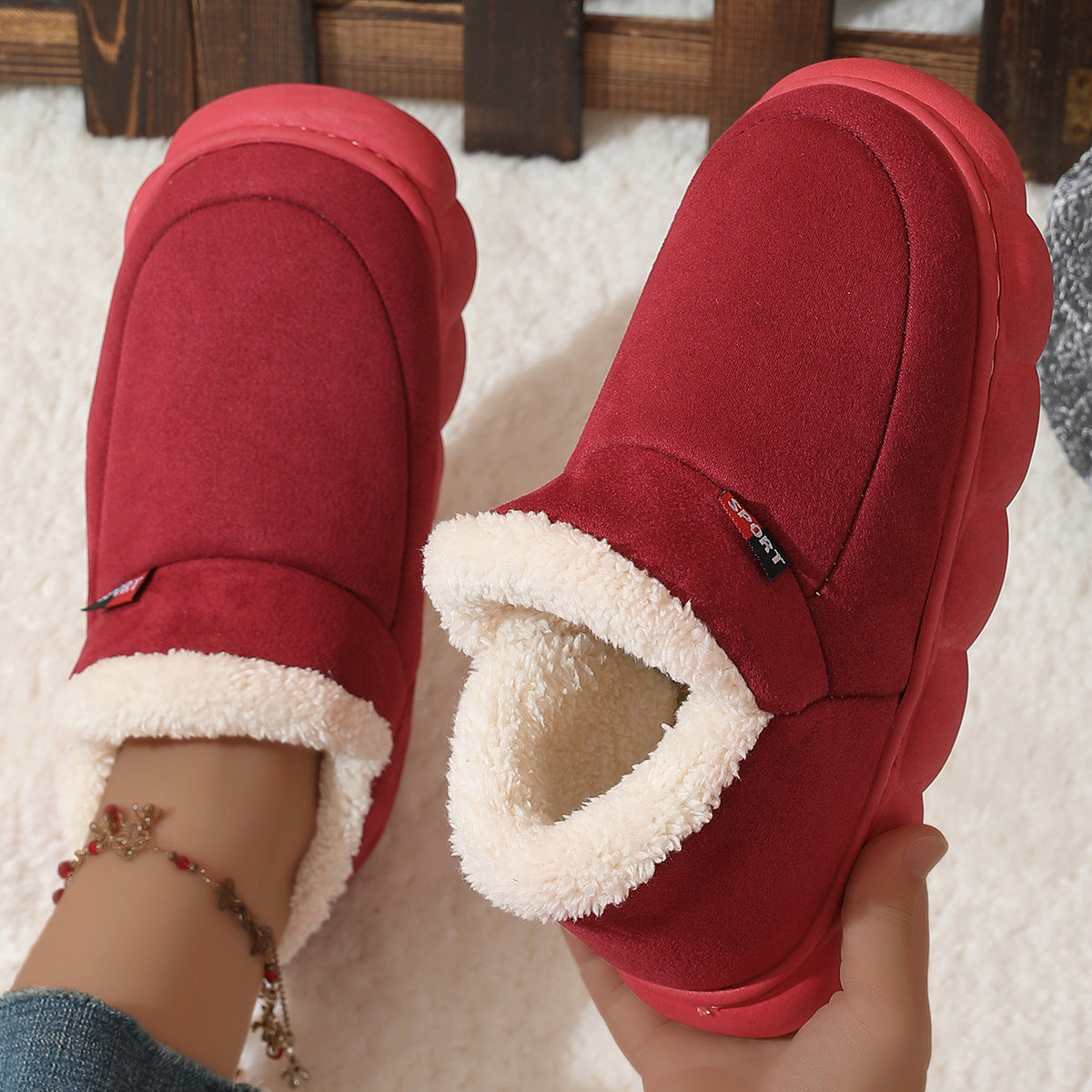 Zapatillas de Algodón Acogedoras y Suaves para Hombres y Mujeres