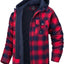Men's Plaid Hooded Coat - Stylish Winter Outerwear