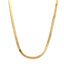4.0mm 14k Yellow Gold Super Flex Herringbone Chain