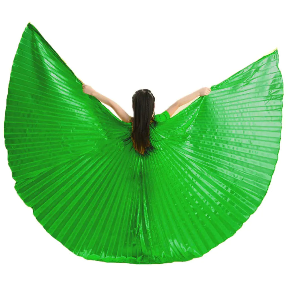 Accessoire de costume MUNAFIE Kids Green Belly Dance Isis Wings