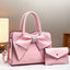Sac seau à nœud en imprimé crocodile - Cuir verni brillant