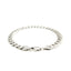 Rhodium Plated Sterling Silver Curb Style Bracelet