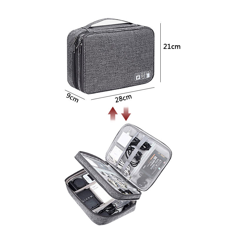 Premium Waterproof Electronics Organizer Travel Bag