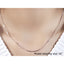 14k White Gold Lumina Pendant Chain 1.0mm