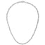 Cadena de papel clip audaz de oro blanco de 14k - 4.2 mm
