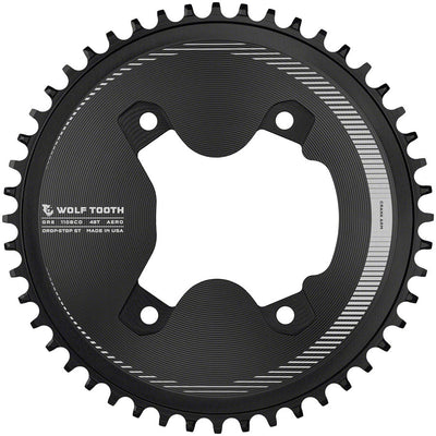 Chaîne Wolf Tooth Aero 110 BCD Asymétrique - 48t pour Shimano GRX 800 Series