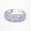 1.48 Carat Genuine Tanzanite Sterling Silver Engagement Ring