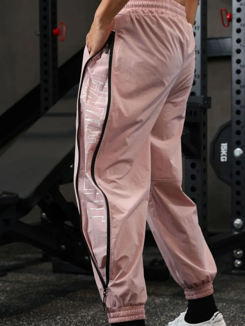 Joggers en couleur unie avec cordon de serrage pour hommes