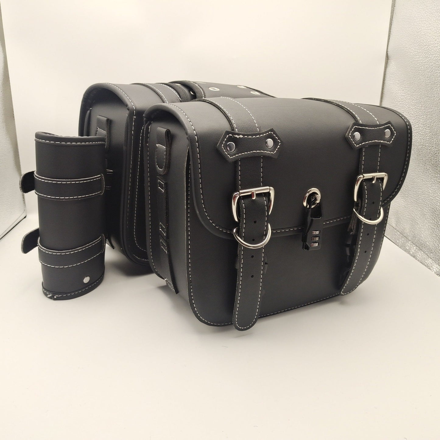 Bolsa Lateral Knight para Motocicleta - Solución de Almacenamiento Premium