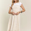 Summer Smocked Floral Ruffled Hem Cami Dress
