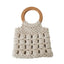 Handmade Rope Straw Beach Bag for Stylish Getaways