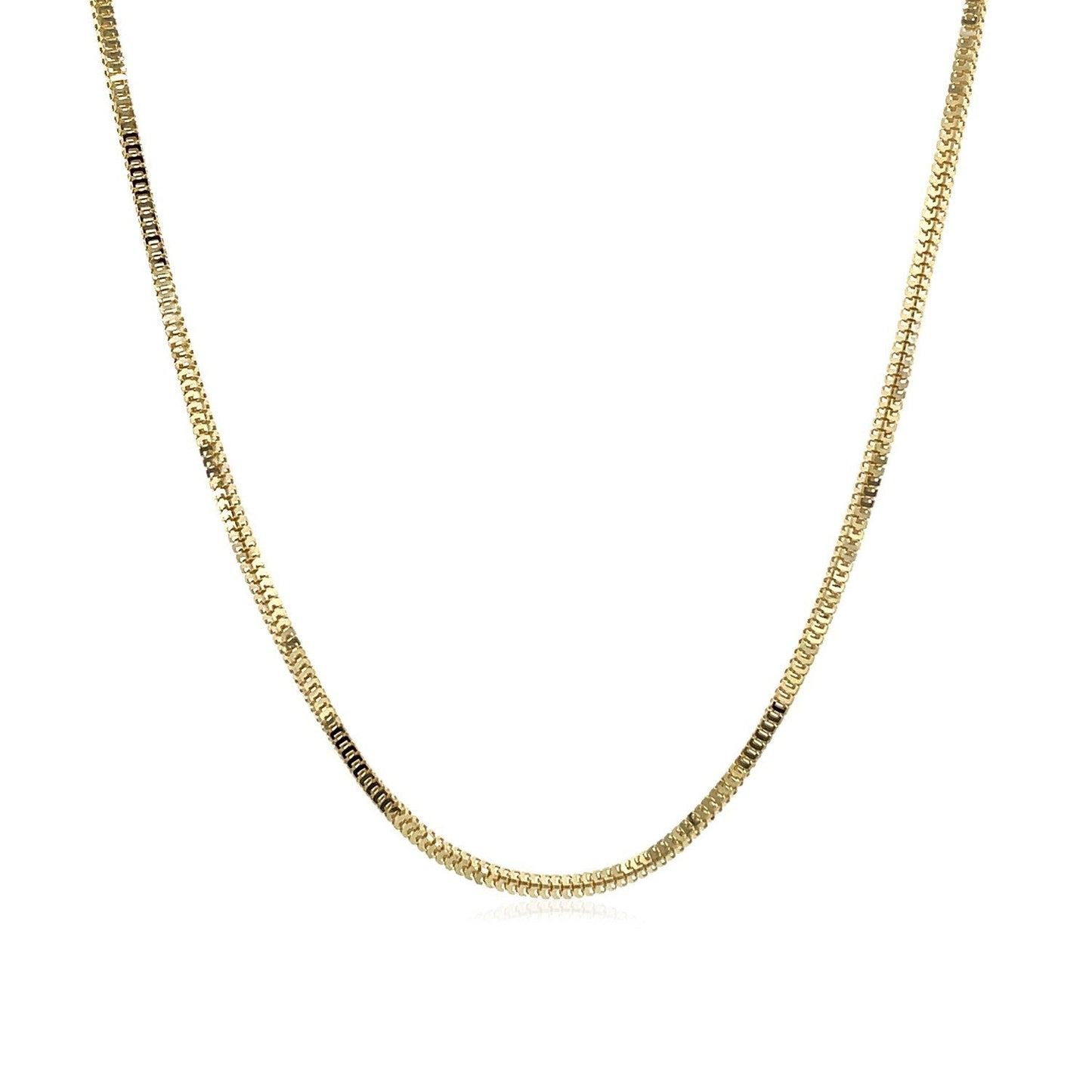 Cadena Milano de Oro Amarillo de 14k - 1.1mm de Elegancia