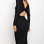 Robe Pull Élegante Femme Sans Dos avec Nœud