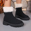 Bottes d'hiver premium à talon carré pour femmes