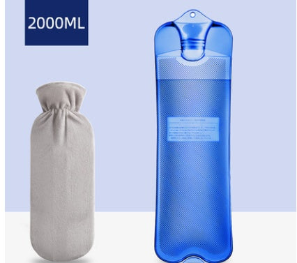 Botella de Agua Caliente de Silicona - Calentador de Manos Elegante para la Comodidad