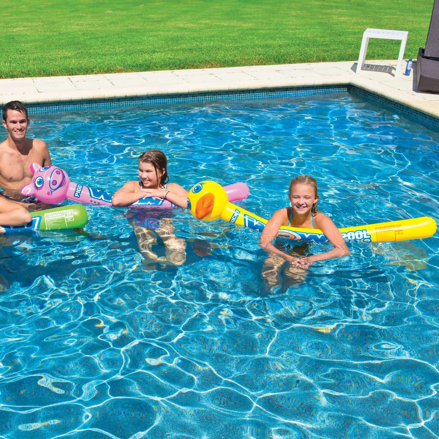 Inflatable Pool Pals 12-Pack - Fun & Functional Water Toys - Korvel