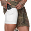Pantalones Cortos Activos de Talla Grande para Hombre con Cintura Ajustable