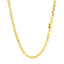 14k Yellow Gold Diamond Cut Cable Link Chain - 4.0mm