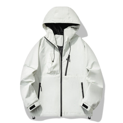 Chaqueta Exterior Impermeable y a Prueba de Viento Tres Pruebas