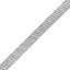 Pulsera de eslabones en plata esterlina .925 con diamantes de corte redondo de 5.00 Cttw