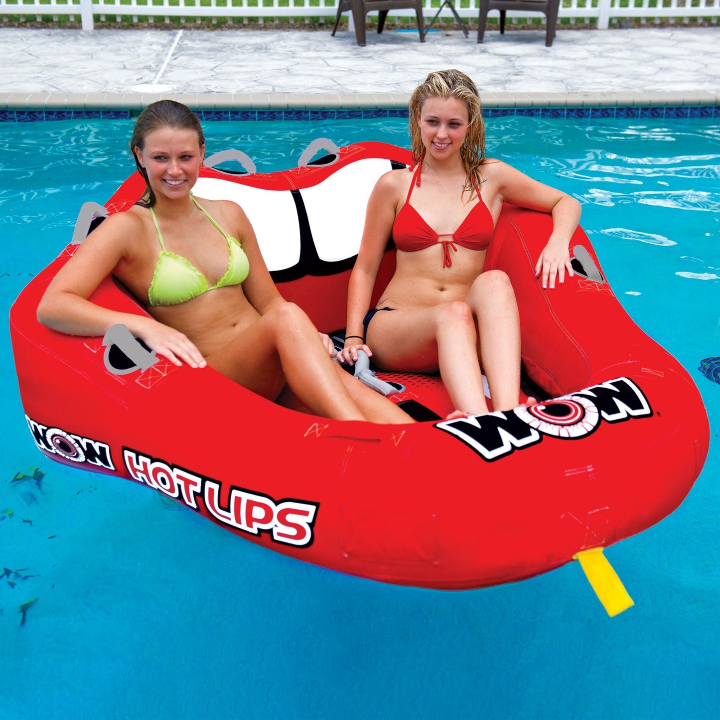 WOW Sports Hot Lips Tubo de Agua Remolcable para 2 Personas