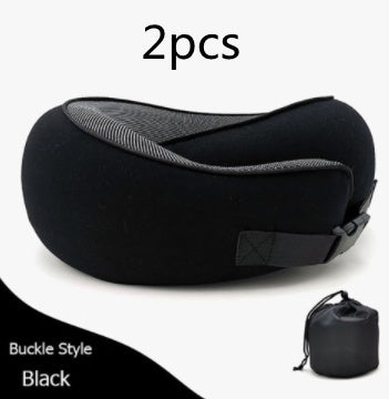 Premium Travel Neck Pillow - U-Shaped Memory Foam Cushion