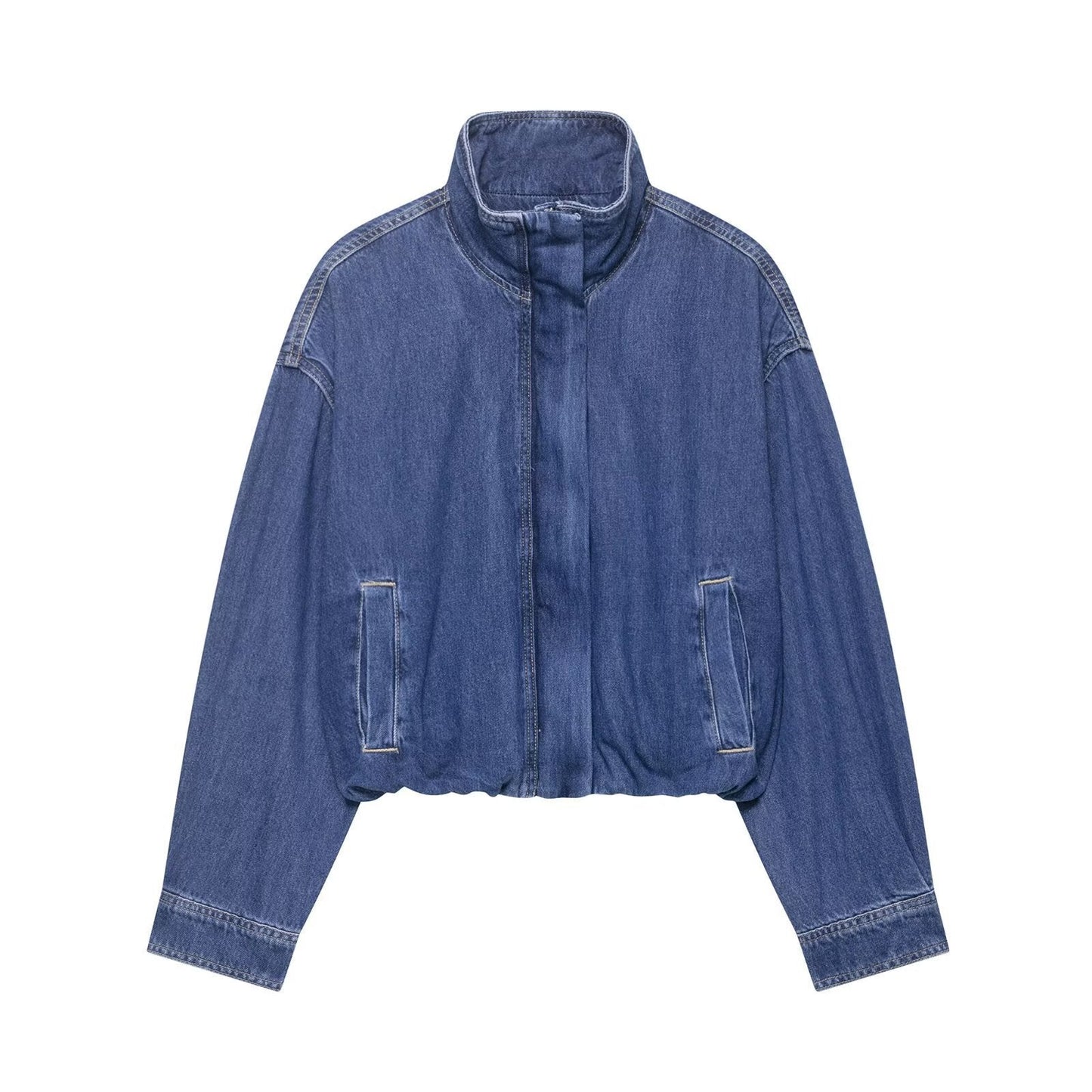 Veste en denim décontractée d'automne précoce pour femmes