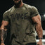 T-shirt à col rond graphique pour hommes grandes tailles