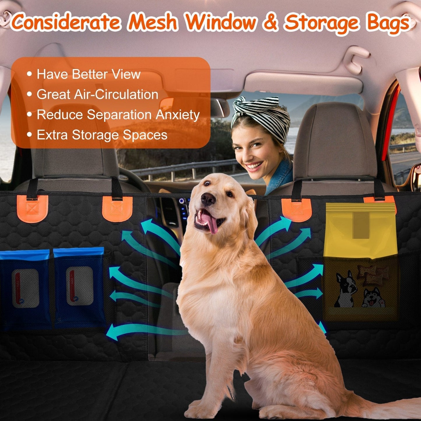 GBruno Dog Car Back Seat Cover