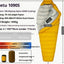 Sac de couchage en duvet ultra léger premium pour aventures en plein air