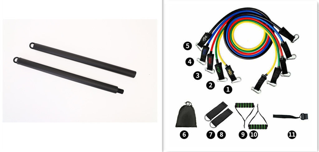Versatile Latex Resistance Bands with Pull Rope System - Korvel