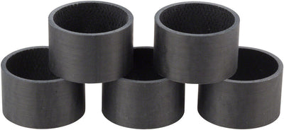 WHISKY 20mm UD Carbon Spacer - Matte Black 5-Pack