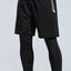 Shorts actifs pour hommes grande taille avec taille élastique