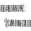 Bracelet en lien chevron en argent sterling .925 avec diamants de 8,5 cttw - 7,25"