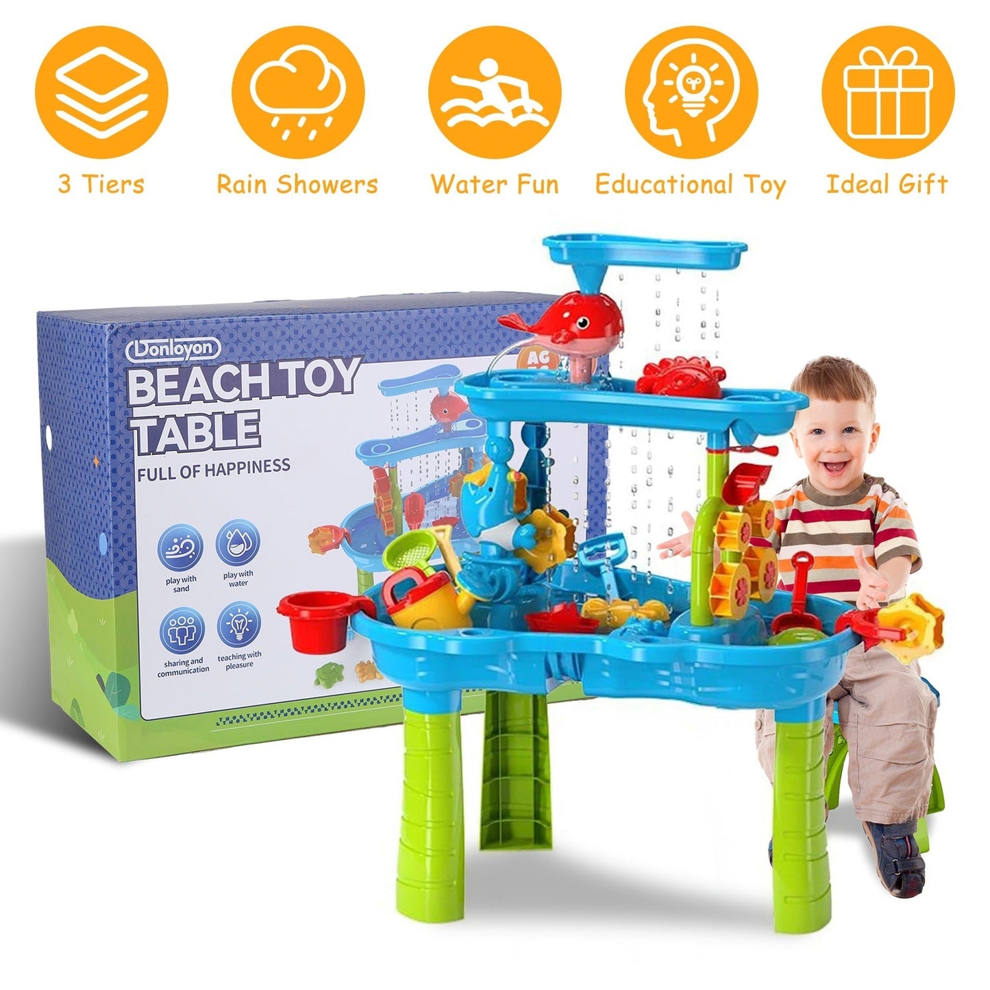 Table d'eau et de sable GBruno pour enfants