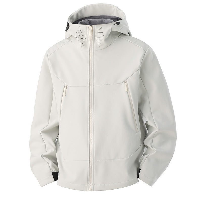 Veste imperméable et coupe-vent en soft shell pour homme