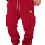 Pantalons de jogging cargo à cordon pour hommes grandes tailles