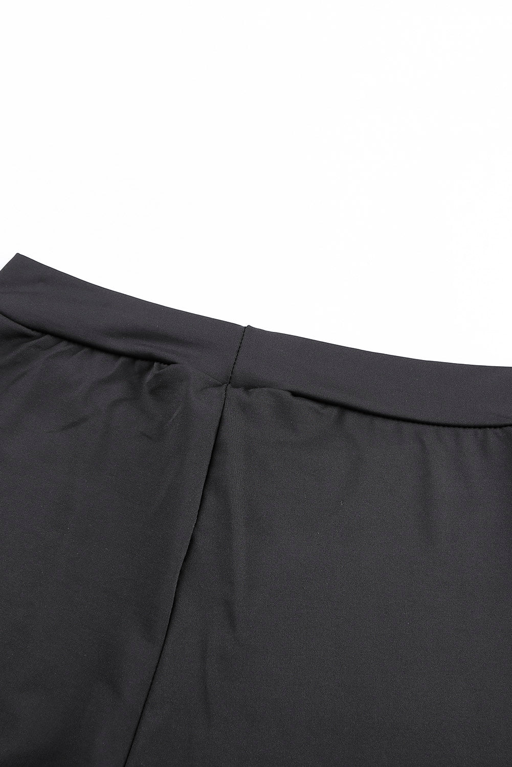 Black Grommet Lace Up Front Leggings - Korvel