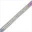 Bracelet en argent sterling avec saphirs multicolores de 9,50 carats