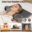 Ergonomic Neck Massager Pillow with Heat & Vibration
