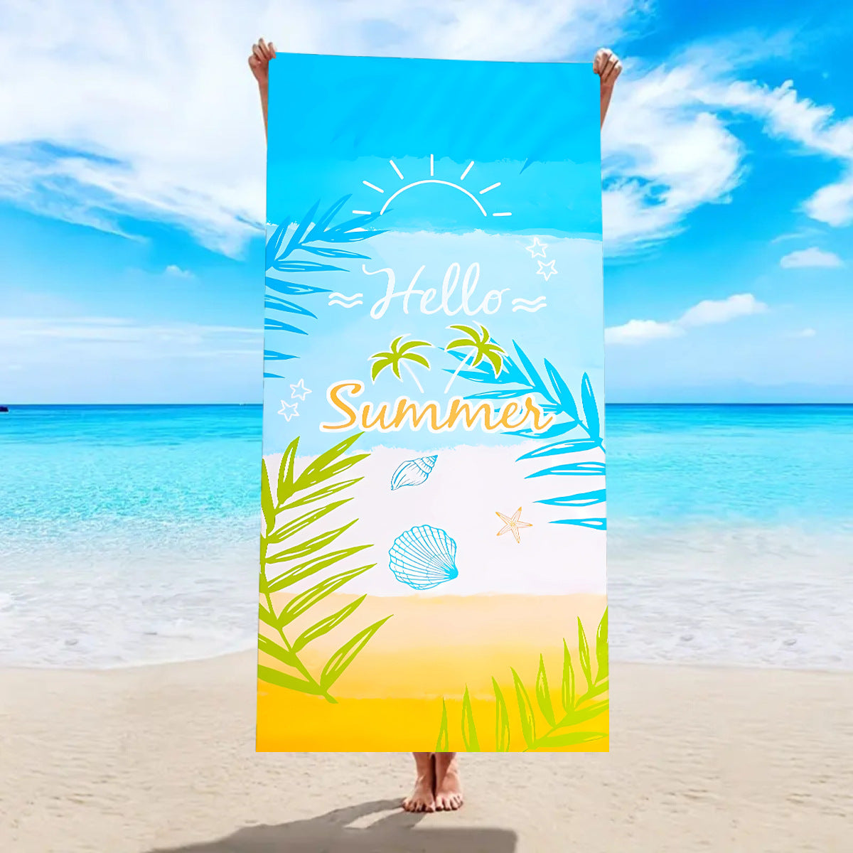 Quick-Drying Double-Sided Microfiber Beach Towel