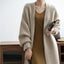 Cardigan en tricot à manches longues unies pour femmes