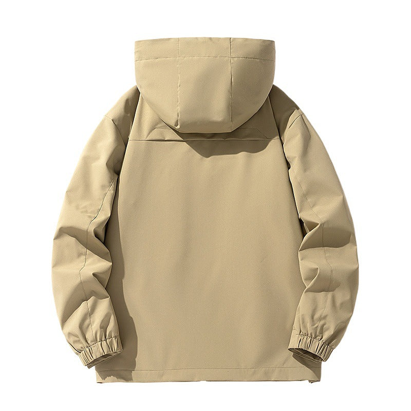 Chaqueta Exterior Impermeable y Cortaviento delgada para Hombre