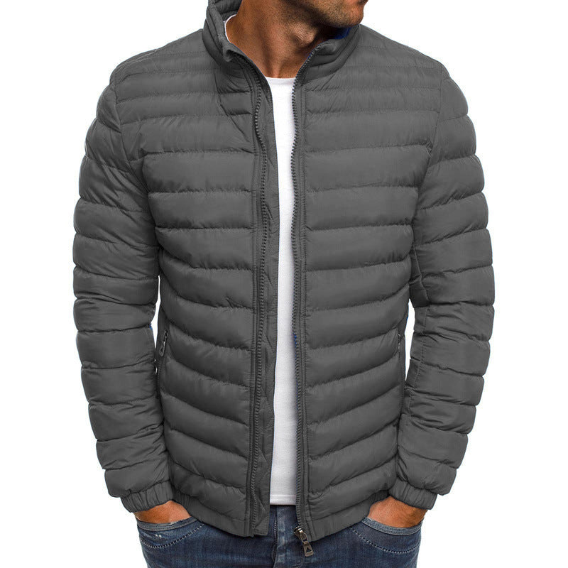 Veste en duvet en coton pour hommes pour l'automne et l'hiver