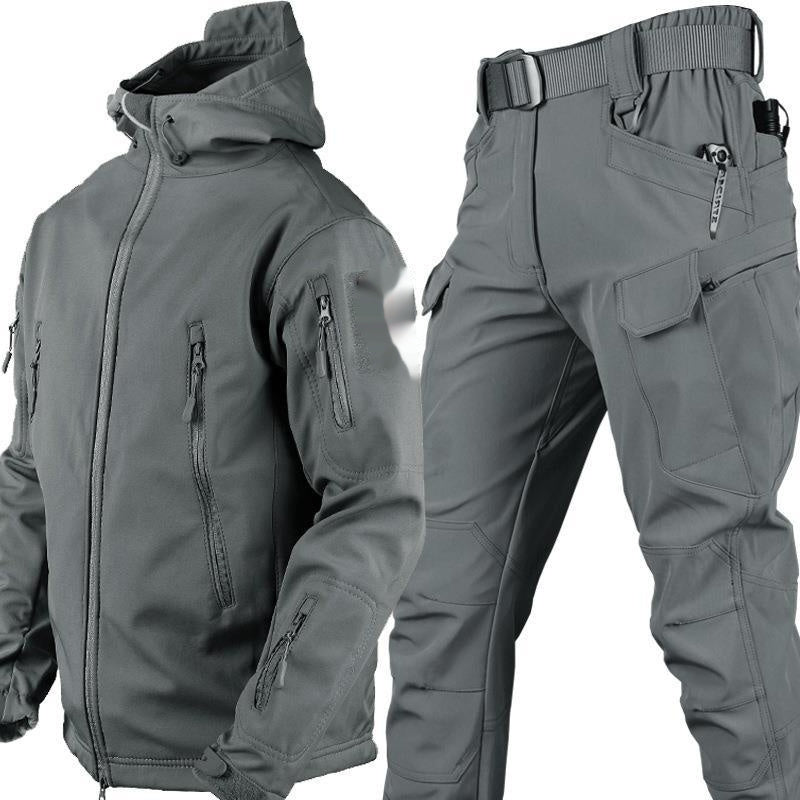 Outdoor Shark Skin Thermal Suit - Special Forces Camouflage